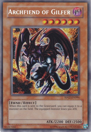 Archfiend of Gilfer [RP02-EN094] Secret Rare | Tables and Towers