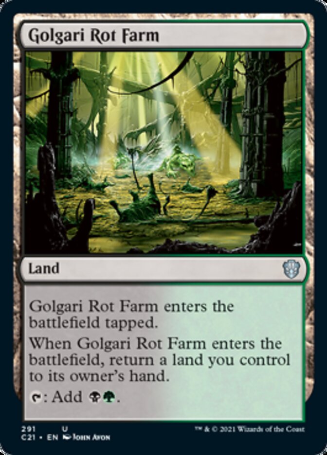 Golgari Rot Farm [Commander 2021] | Tables and Towers