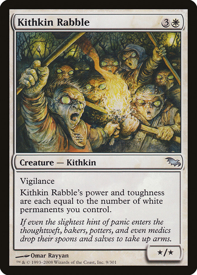 Kithkin Rabble [Shadowmoor] | Tables and Towers