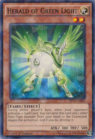 Herald of Green Light [BP03-EN022] Shatterfoil Rare | Tables and Towers