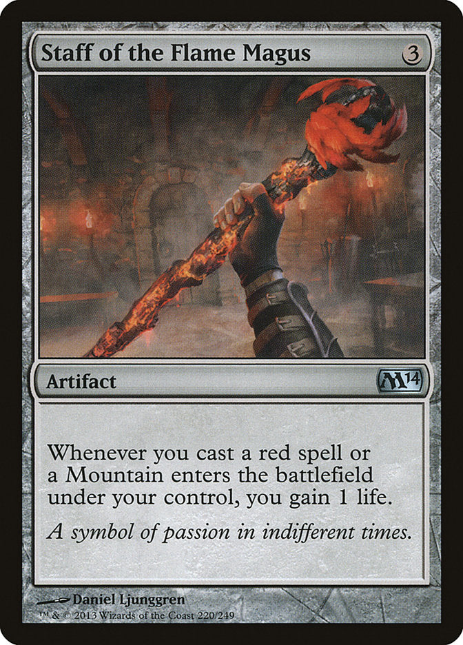 Staff of the Flame Magus [Magic 2014] | Tables and Towers