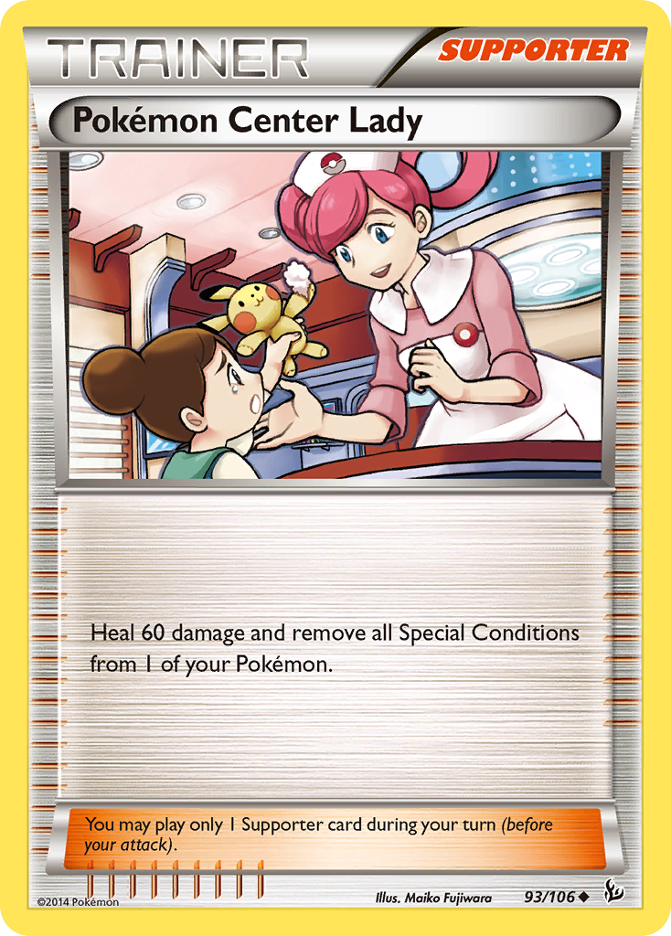 Pokemon Center Lady (93/106) [XY: Flashfire] | Tables and Towers