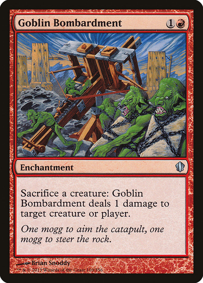 Goblin Bombardment [Commander 2013] | Tables and Towers