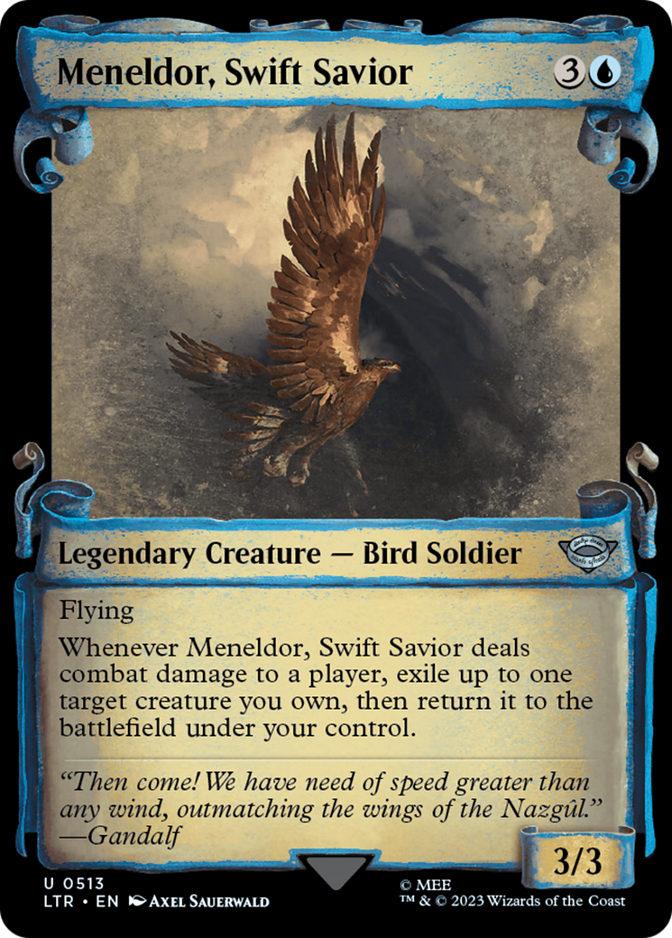 Meneldor, Swift Savior [The Lord of the Rings: Tales of Middle-Earth Showcase Scrolls] | Tables and Towers