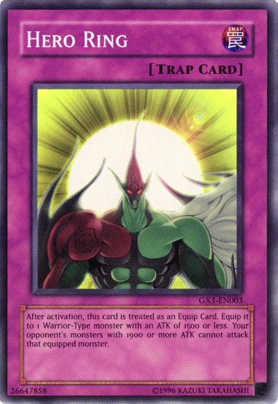 Hero Ring [GX1-EN003] Super Rare | Tables and Towers