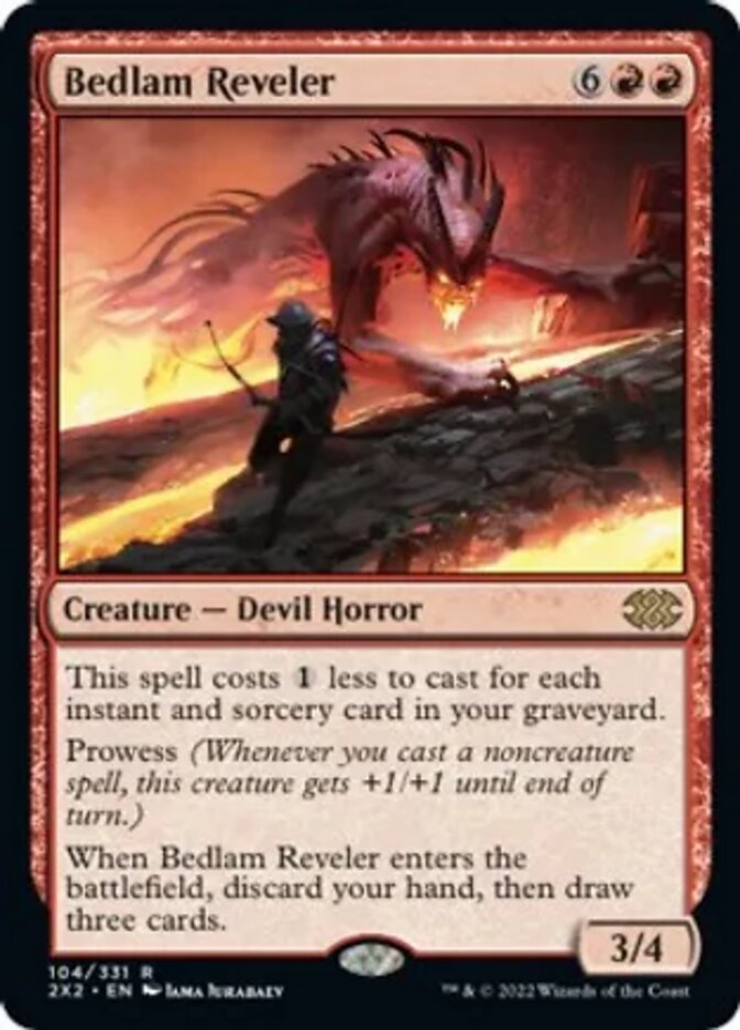 Bedlam Reveler [Double Masters 2022] | Tables and Towers