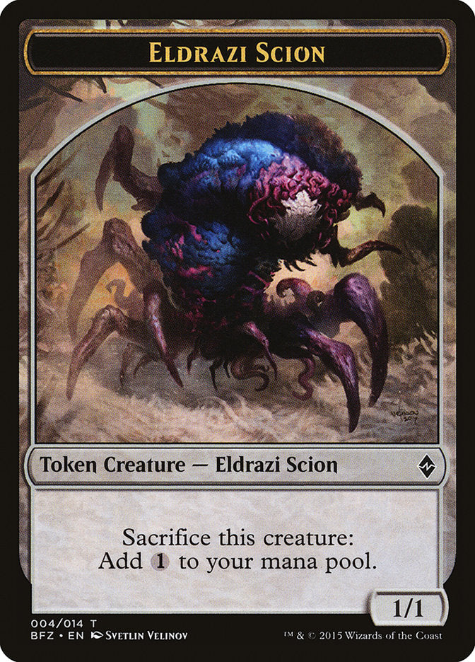 Eldrazi Scion Token (004/014) [Battle for Zendikar Tokens] | Tables and Towers