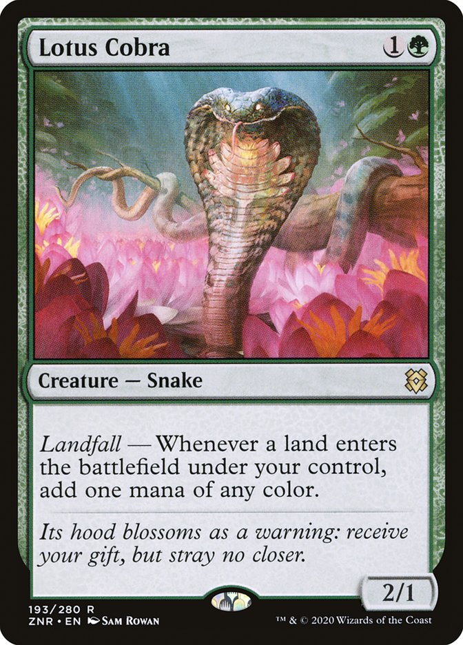 Lotus Cobra [Zendikar Rising] | Tables and Towers