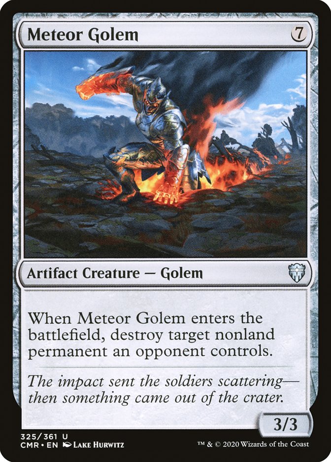 Meteor Golem (325) [Commander Legends] | Tables and Towers