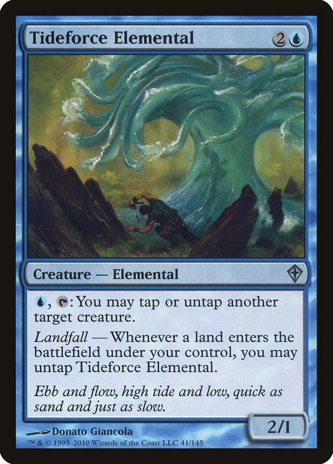 Tideforce Elemental [Worldwake] | Tables and Towers