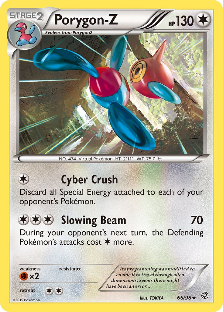 Porygon-Z (66/98) [XY: Ancient Origins] | Tables and Towers