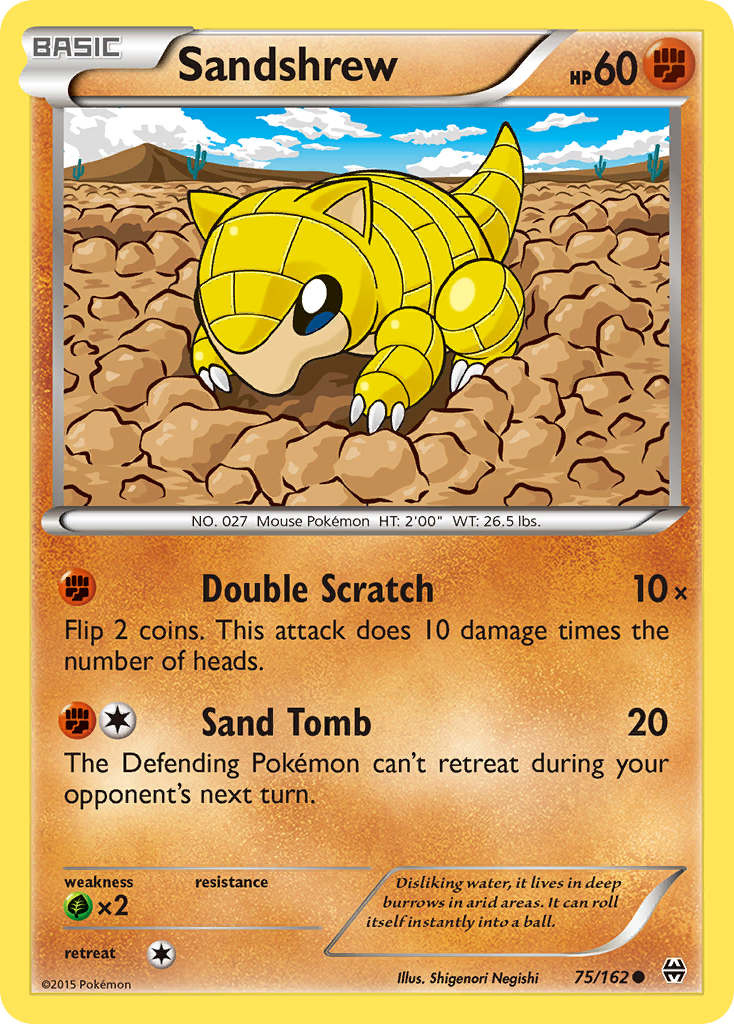 Sandshrew (75/162) [XY: BREAKthrough] | Tables and Towers