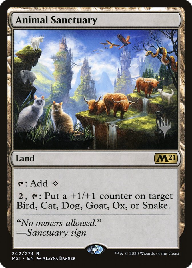 Animal Sanctuary (Promo Pack) [Core Set 2021 Promos] | Tables and Towers