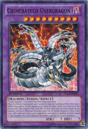 Chimeratech Overdragon [SP14-EN043] Starfoil Rare | Tables and Towers