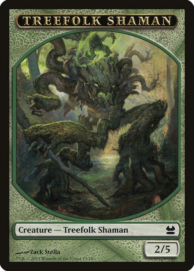 Treefolk Shaman Token [Modern Masters Tokens] | Tables and Towers