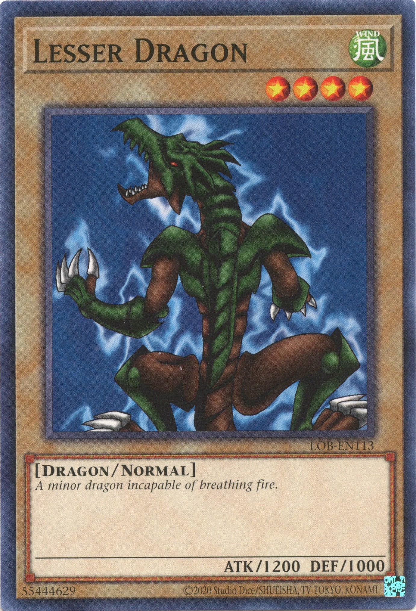 Lesser Dragon (25th Anniversary) [LOB-EN113] Common | Tables and Towers