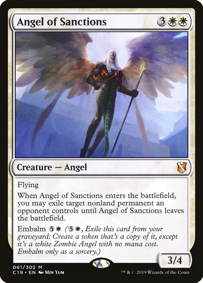 Angel of Sanctions [Commander 2019] | Tables and Towers