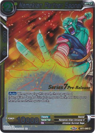 Namekian Partner Saonel (BT7-090_PR) [Assault of the Saiyans Prerelease Promos] | Tables and Towers