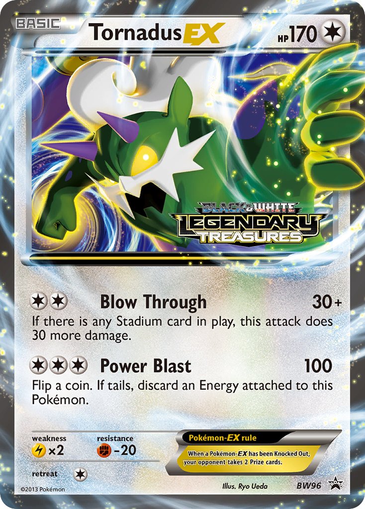 Tornadus EX (BW96) [Black & White: Black Star Promos] | Tables and Towers