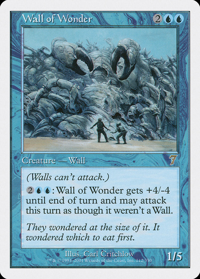 Wall of Wonder [Seventh Edition] | Tables and Towers