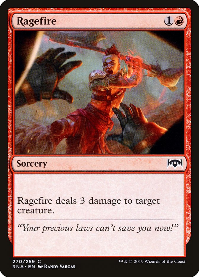 Ragefire [Ravnica Allegiance] | Tables and Towers