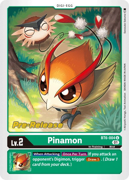 Pinamon [BT6-004] [Double Diamond Pre-Release Cards] | Tables and Towers