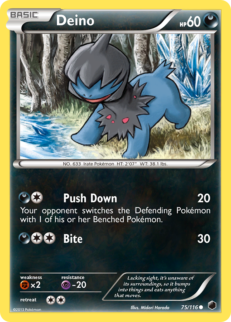 Deino (75/116) [Black & White: Plasma Freeze] | Tables and Towers