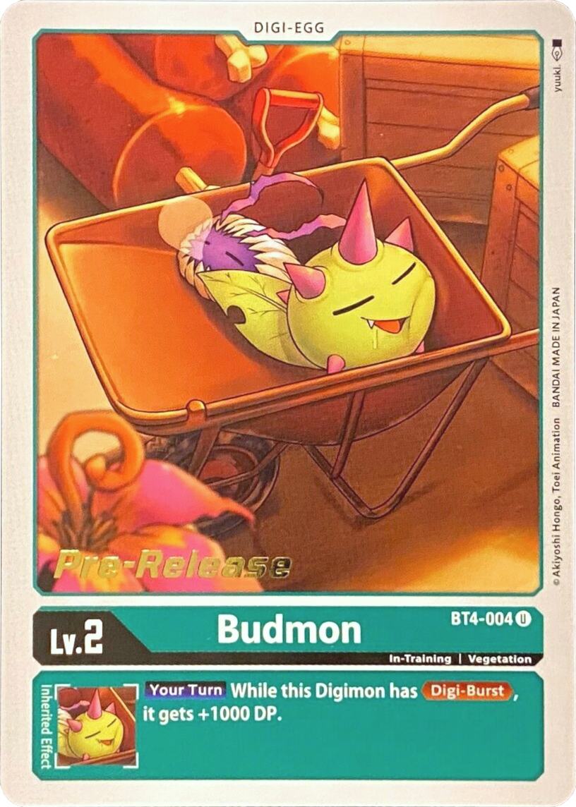 Budmon [BT4-004] [Great Legend Pre-Release Promos] | Tables and Towers