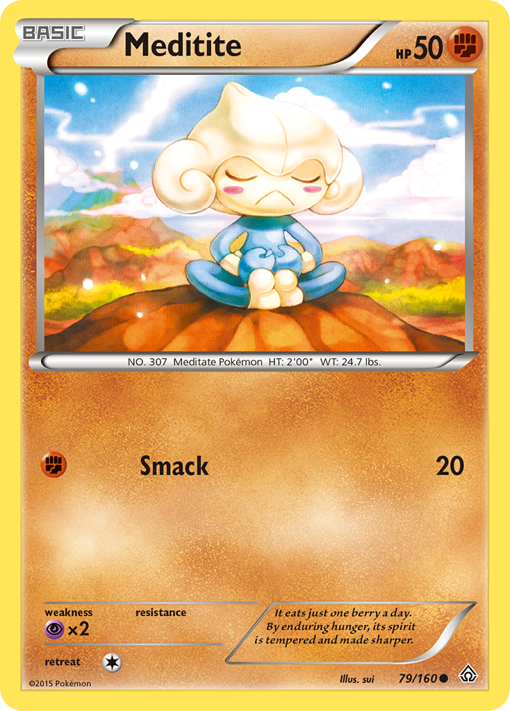 Meditite (79/160) [XY: Primal Clash] | Tables and Towers