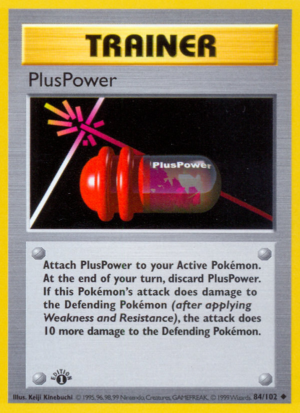 PlusPower (84/102) (Shadowless) [Base Set 1st Edition] | Tables and Towers