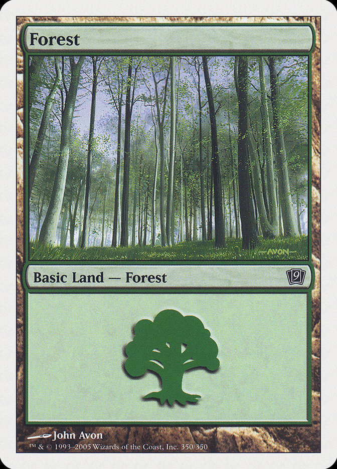 Forest (350) [Ninth Edition] | Tables and Towers