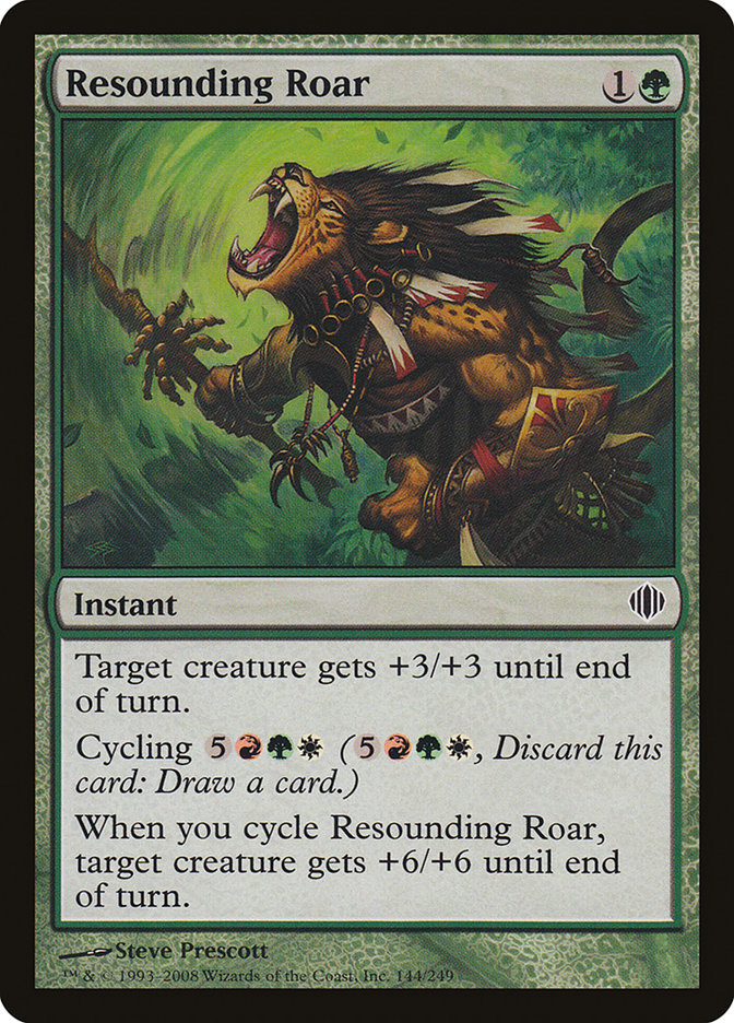 Resounding Roar [Shards of Alara] | Tables and Towers