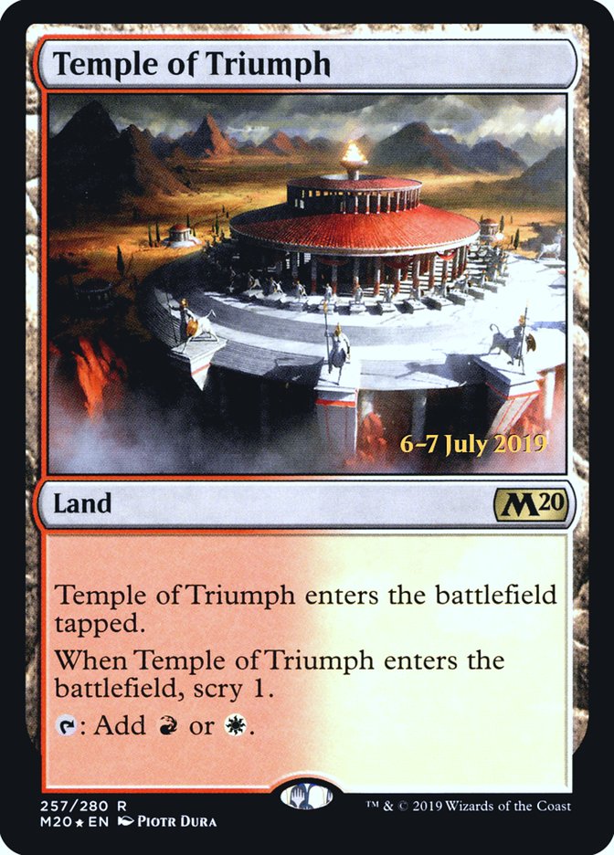 Temple of Triumph [Core Set 2020 Prerelease Promos] | Tables and Towers