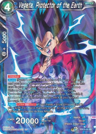 Vegeta, Protector of the Earth (EX15-02) [Battle Enhanced] | Tables and Towers