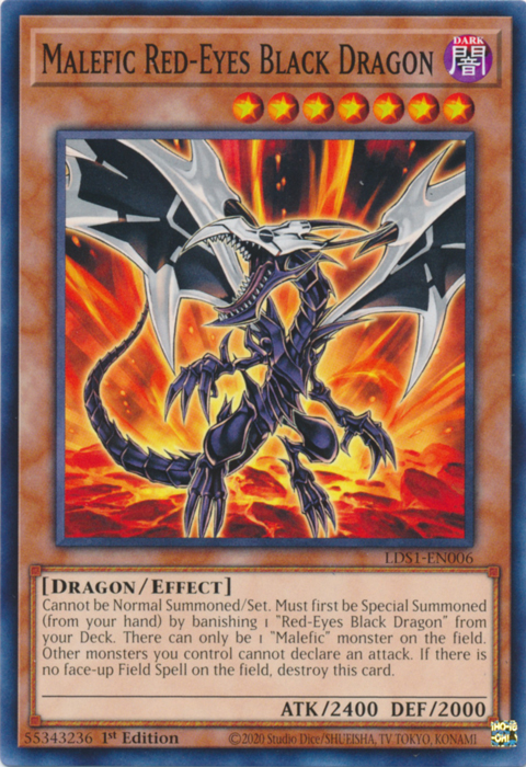 Malefic Red-Eyes Black Dragon [LDS1-EN006] Common | Tables and Towers