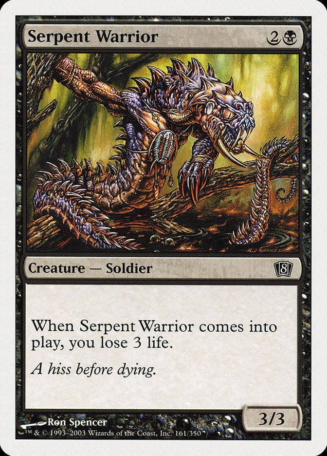 Serpent Warrior [Eighth Edition] | Tables and Towers