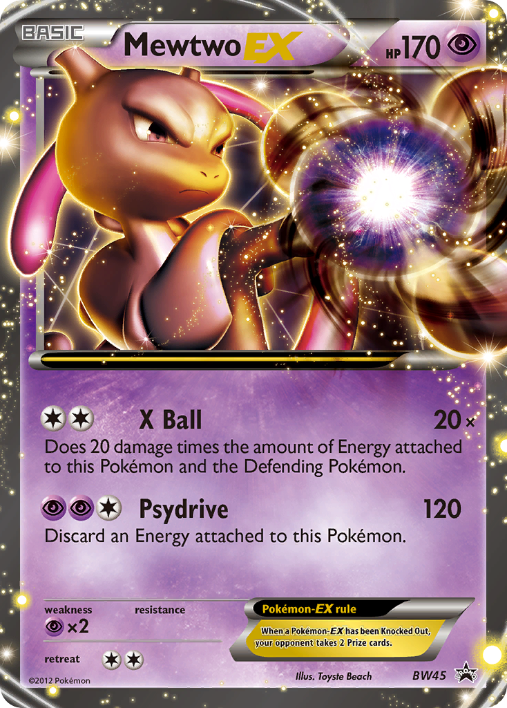 Mewtwo EX (BW45) [Black & White: Black Star Promos] | Tables and Towers