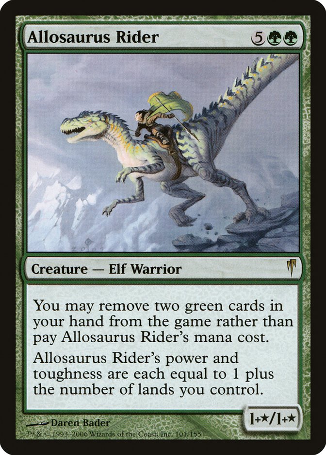 Allosaurus Rider [Coldsnap] | Tables and Towers