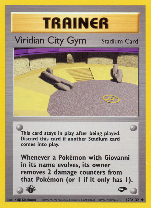 Viridian City Gym (123/132) [Gym Challenge 1st Edition] | Tables and Towers