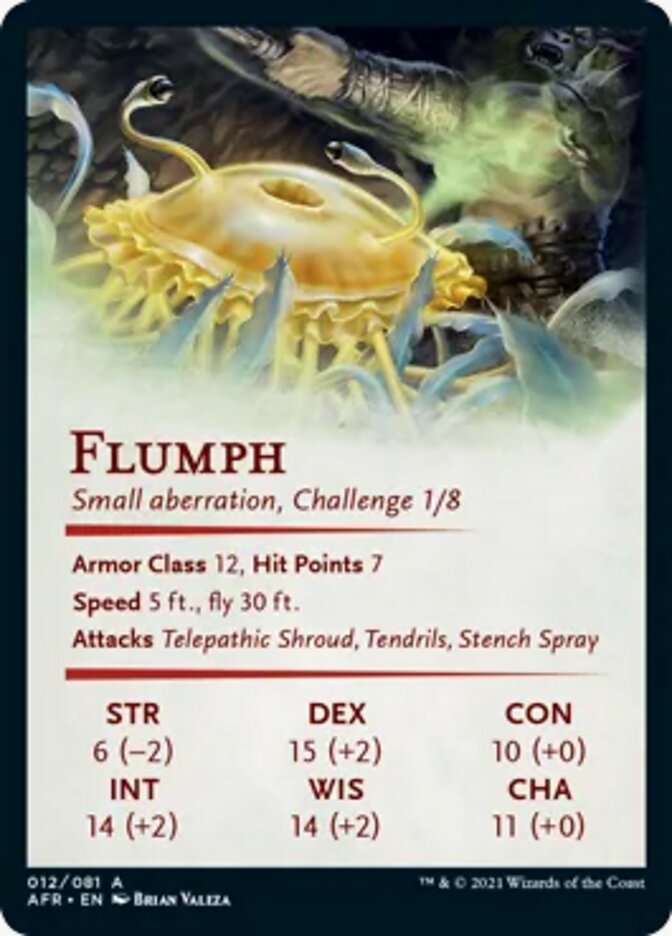 Flumph Art Card [Dungeons & Dragons: Adventures in the Forgotten Realms Art Series] | Tables and Towers