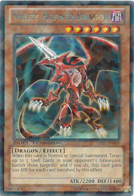 White-Horned Dragon [DT07-EN009] Rare | Tables and Towers