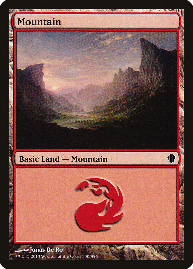 Mountain (350) [Commander 2013] | Tables and Towers