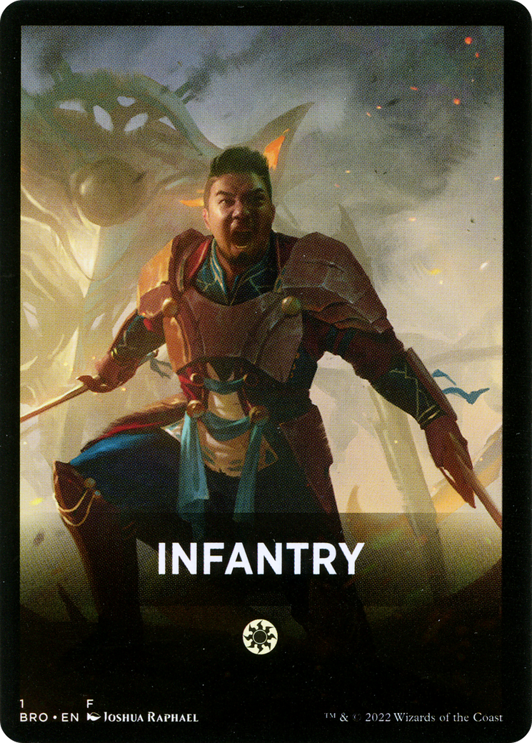 Infantry Theme Card [The Brothers' War Tokens] | Tables and Towers