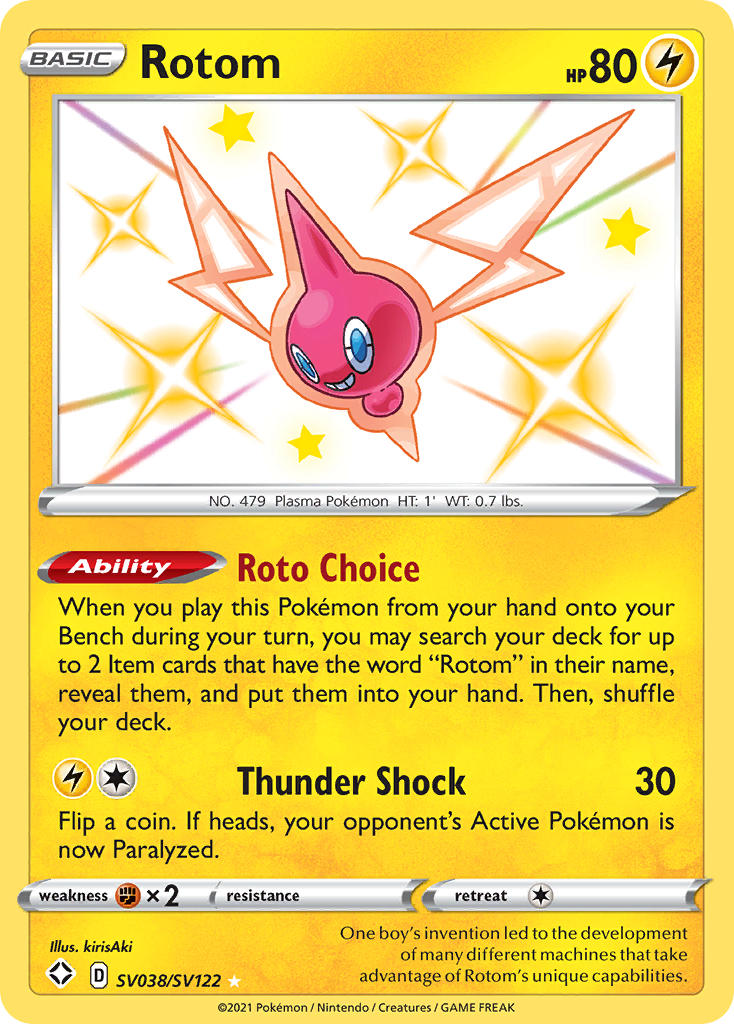 Rotom (SV038/SV122) [Sword & Shield: Shining Fates] | Tables and Towers