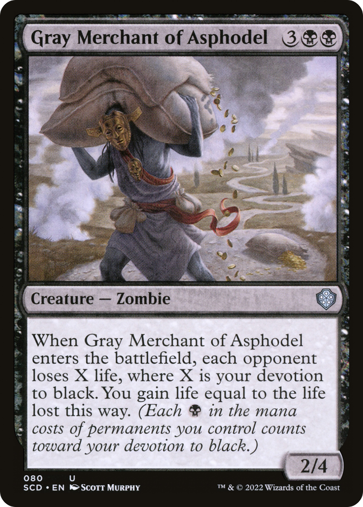 Gray Merchant of Asphodel [Starter Commander Decks] | Tables and Towers