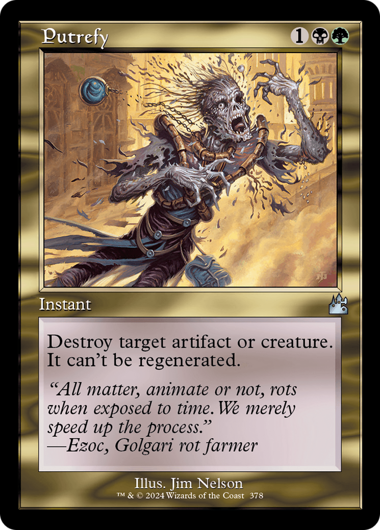 Putrefy (Retro Frame) [Ravnica Remastered] | Tables and Towers