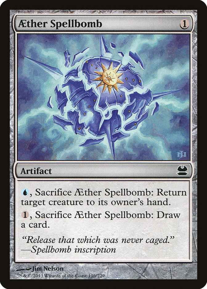 Aether Spellbomb [Modern Masters] | Tables and Towers