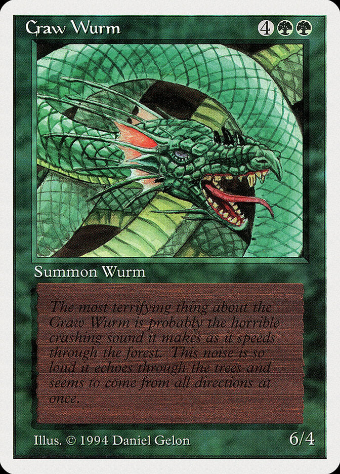 Craw Wurm [Summer Magic / Edgar] | Tables and Towers