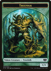 Treefolk // Wolf Double-Sided Token [Commander 2014 Tokens] | Tables and Towers