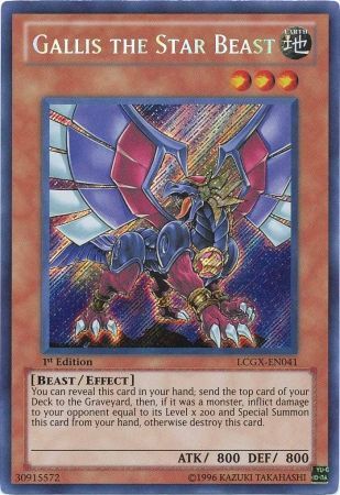 Gallis the Star Beast [LCGX-EN041] Secret Rare | Tables and Towers